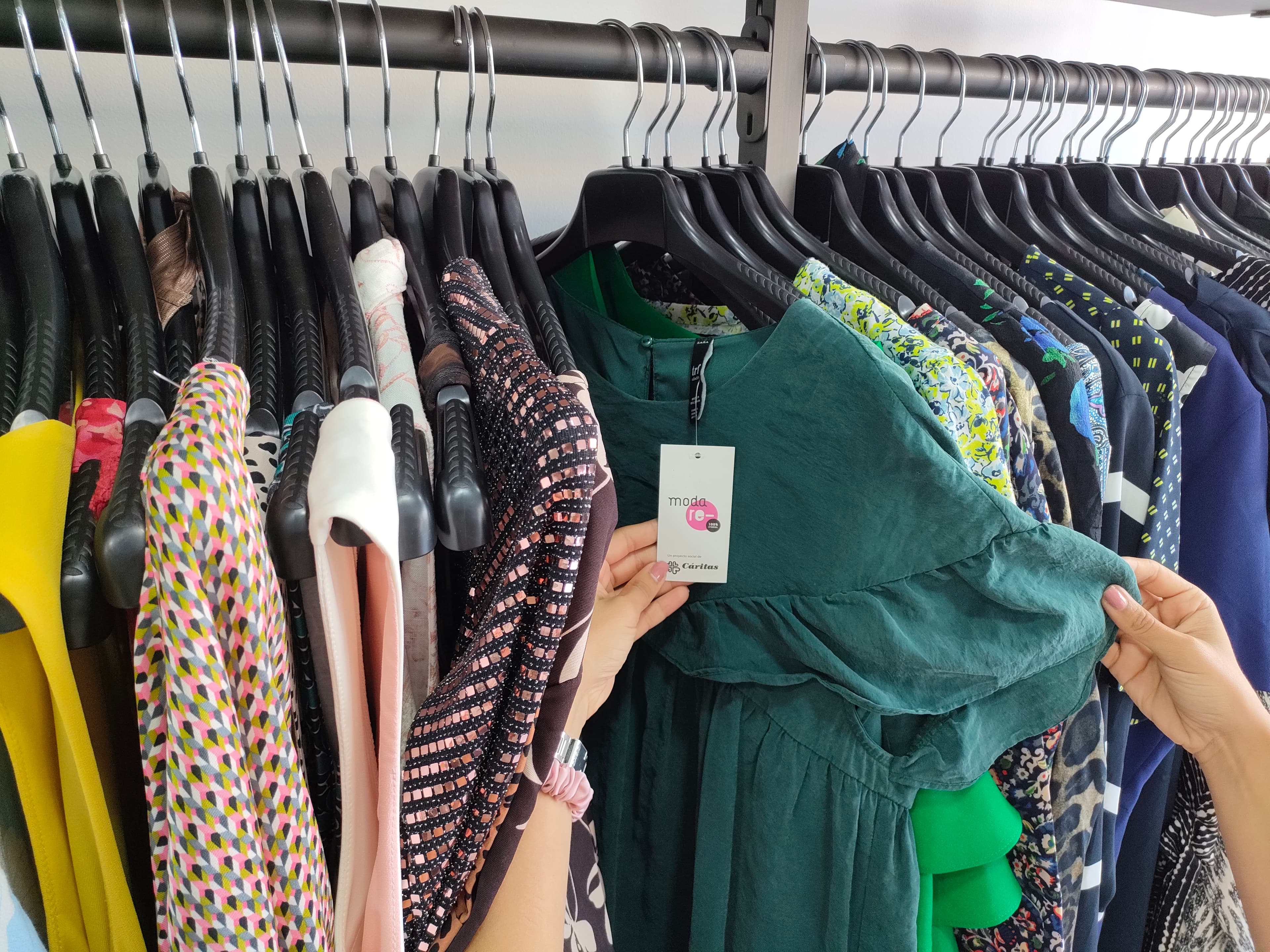 Detalle de prendas seleccionadas en Moda re-