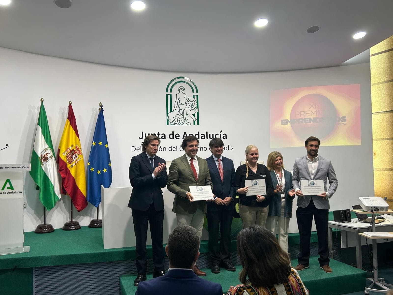 Entrega de los Premios Emprendemos, de Andalucía Emprende.